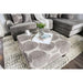 Bonaventura Gray/Pattern Ottoman - Marjories Furniture (Las Vegas, NV)
