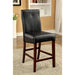 BONNEVILLE II Brown Cherry/Black Counter Ht. Chair (2/CTN) - Marjories Furniture (Las Vegas, NV)