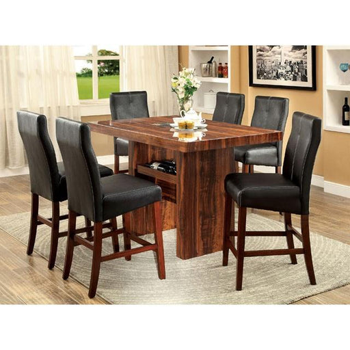 BONNEVILLE II Brown Cherry Counter Ht. Table - Marjories Furniture (Las Vegas, NV)