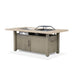 Bordeaux Dining Table w/ Fire Pit & Cooler - Marjories Furniture (Las Vegas, NV)