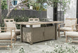 Bordeaux Dining Table w/ Fire Pit & Cooler - Marjories Furniture (Las Vegas, NV)