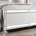 Brachium Bed White & Silver - Marjories Furniture (Las Vegas, NV)