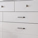 Brachium Bed White & Silver - Marjories Furniture (Las Vegas, NV)