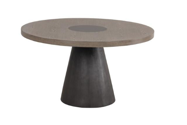 Broager 5 Pc Dining Table Set (Light Gray Caster Chairs) - Marjories Furniture (Las Vegas, NV)