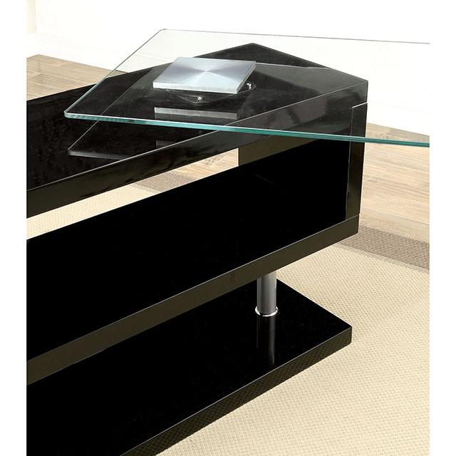 BRONWEN Black Desk - Marjories Furniture (Las Vegas, NV)