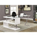 BRONWEN White Desk - Marjories Furniture (Las Vegas, NV)