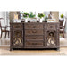 ARCADIA Rustic Natural Tone, Ivory Dining Table - Marjories Furniture (Las Vegas, NV)