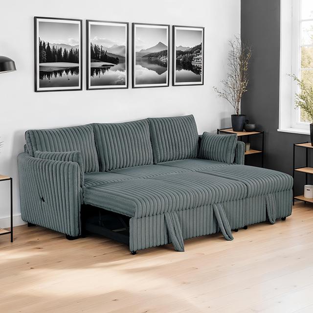 Denholme Sectional w/ Pull Out - Marjories Furniture (Las Vegas, NV)