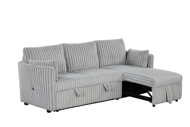 Denholme Sectional w/ Pull Out - Marjories Furniture (Las Vegas, NV)