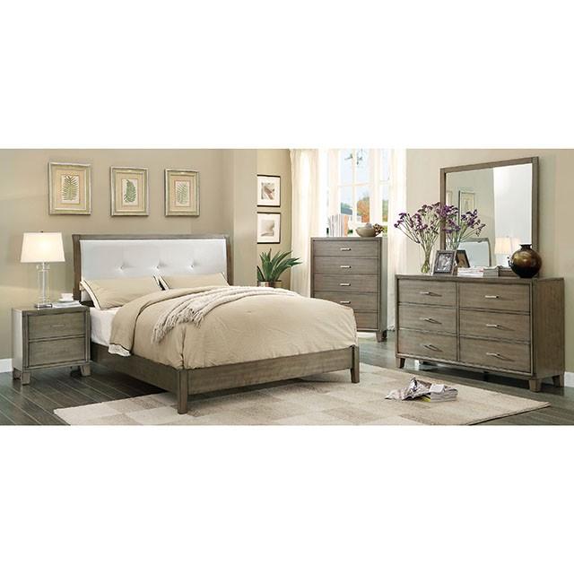 ENRICO I Gray Media Chest - Marjories Furniture (Las Vegas, NV)