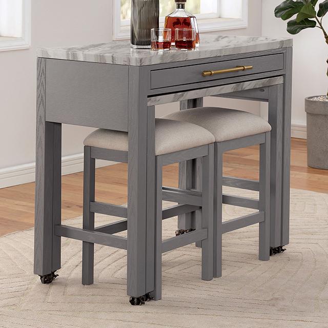 WHITEHALL Counter Ht. Table - Marjories Furniture (Las Vegas, NV)