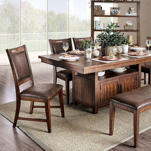 Wichita Light Walnut Dining Table - Marjories Furniture (Las Vegas, NV)