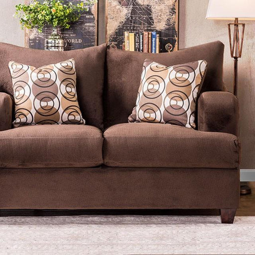 WESSINGTON Chocolate Love Seat - Marjories Furniture (Las Vegas, NV)