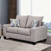 WEST ACTION Loveseat, Beige - Marjories Furniture (Las Vegas, NV)