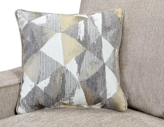 WEST ACTION Loveseat, Beige - Marjories Furniture (Las Vegas, NV)