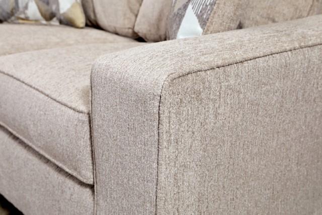 WEST ACTION Loveseat, Beige - Marjories Furniture (Las Vegas, NV)