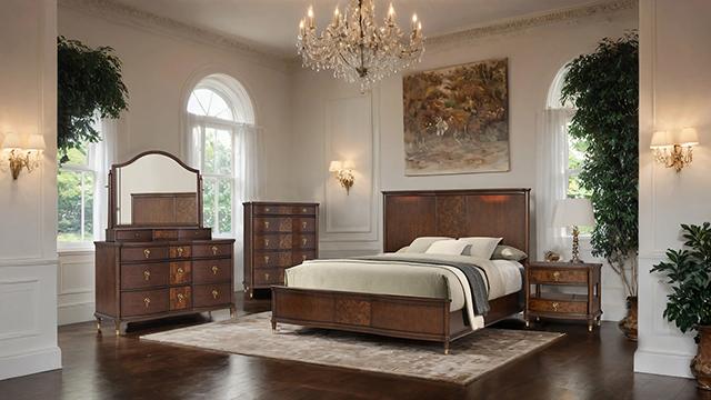 Westerham Bed Cherry - Marjories Furniture (Las Vegas, NV)