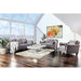 YSABEL Warm Gray Love Seat, Warm Gray (K/D) - Marjories Furniture (Las Vegas, NV)