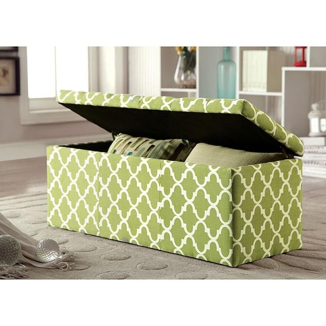 Zaira Storage Ottoman - Marjories Furniture (Las Vegas, NV)