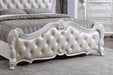 Ventresca 4 & 5 Piece Queen Bedroom Set White & Chrome - Marjories Furniture (Las Vegas, NV)