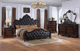 Ventresca Bed White & Chrome - Marjories Furniture (Las Vegas, NV)