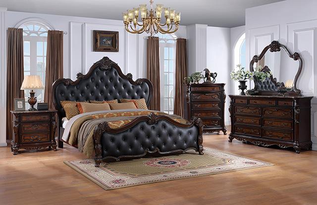 Ventresca Bed White & Chrome - Marjories Furniture (Las Vegas, NV)