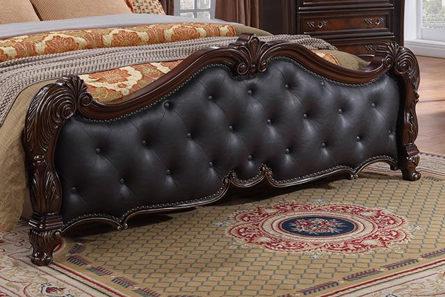 Ventresca Bed White & Chrome - Marjories Furniture (Las Vegas, NV)