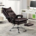 PERCE Office Chair, Brown - Marjories Furniture (Las Vegas, NV)