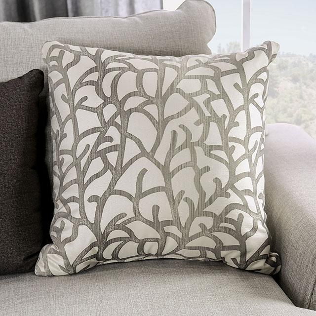PICOTEE Sofa, Light Gray/Black - Marjories Furniture (Las Vegas, NV)
