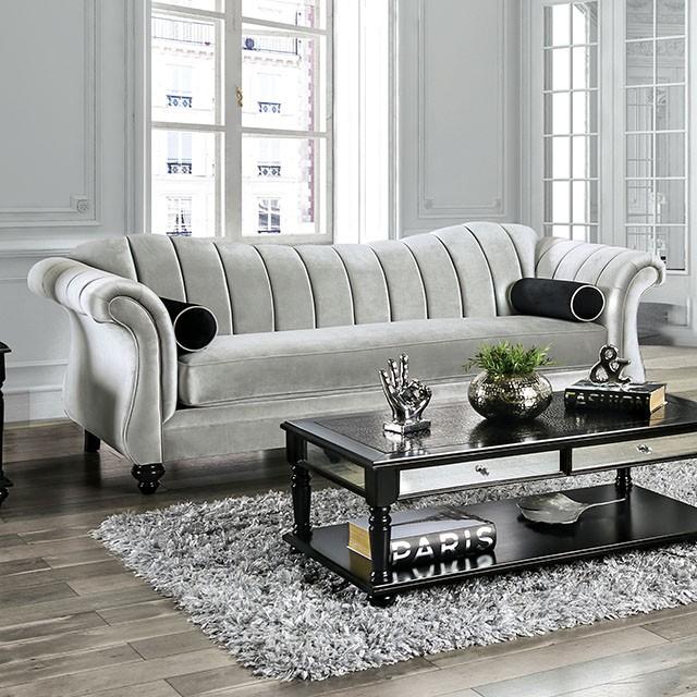 Marvin Pewter Sofa - Marjories Furniture (Las Vegas, NV)