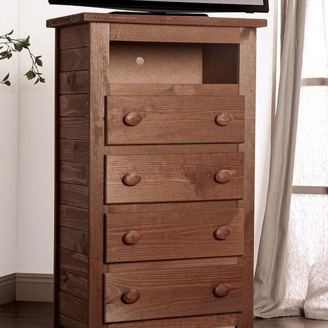 Lea Mahogany Media Chest - Marjories Furniture (Las Vegas, NV)