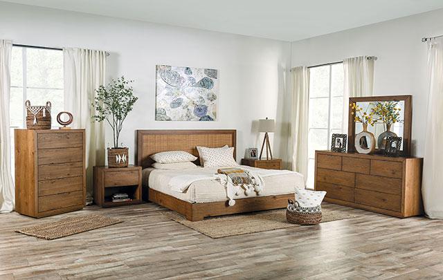 LEIRVIK Dresser, Light Walnut - Marjories Furniture (Las Vegas, NV)