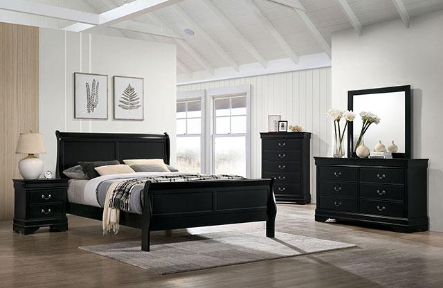 Louis Philippe Nightstand - Marjories Furniture (Las Vegas, NV)