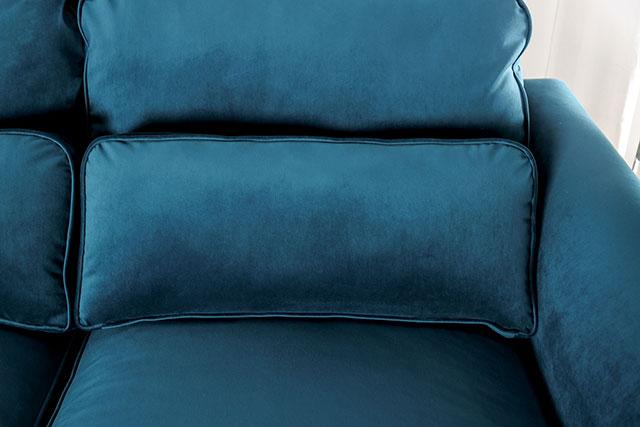PEREGRINE Sectional, Teal - Marjories Furniture (Las Vegas, NV)