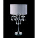 Jada White Table Lamp - Marjories Furniture (Las Vegas, NV)