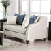 Nefyn Ivory Love Seat - Marjories Furniture (Las Vegas, NV)