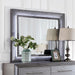 RAIDEN Mirror w/ LED, Gray - Marjories Furniture (Las Vegas, NV)