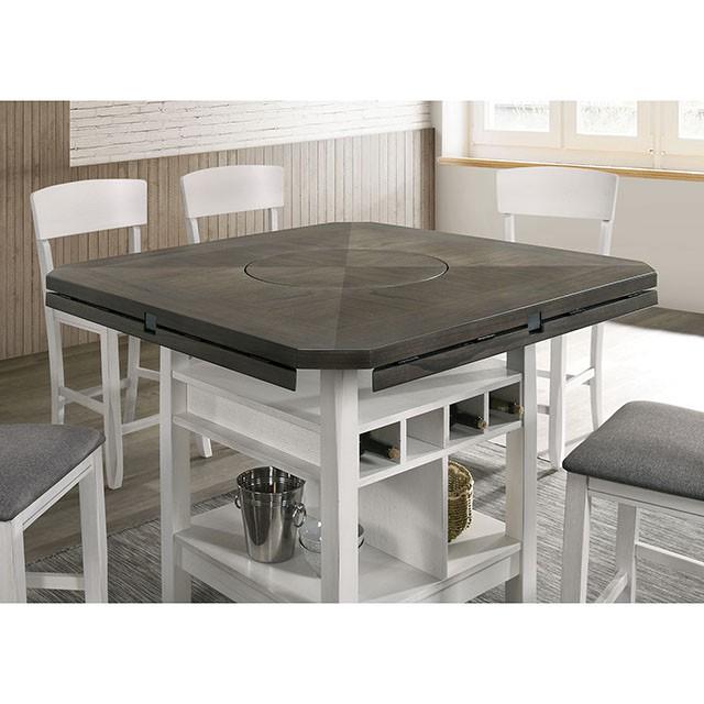 STACIE Counter Ht. Round Dining Table - Marjories Furniture (Las Vegas, NV)
