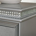 MADDIE Cal.King Bed, Silver - Marjories Furniture (Las Vegas, NV)