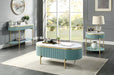 KOBLENZ Coffee Table, Light Teal - Marjories Furniture (Las Vegas, NV)