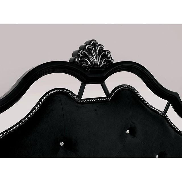 Azha Black Cal.King Bed - Marjories Furniture (Las Vegas, NV)