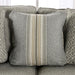 STEPHNEY Loveseat, Gray/Gold - Marjories Furniture (Las Vegas, NV)