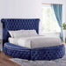 SANSOM E.King & Queen Bed, Black, Blue, & Grey - Marjories Furniture (Las Vegas, NV)