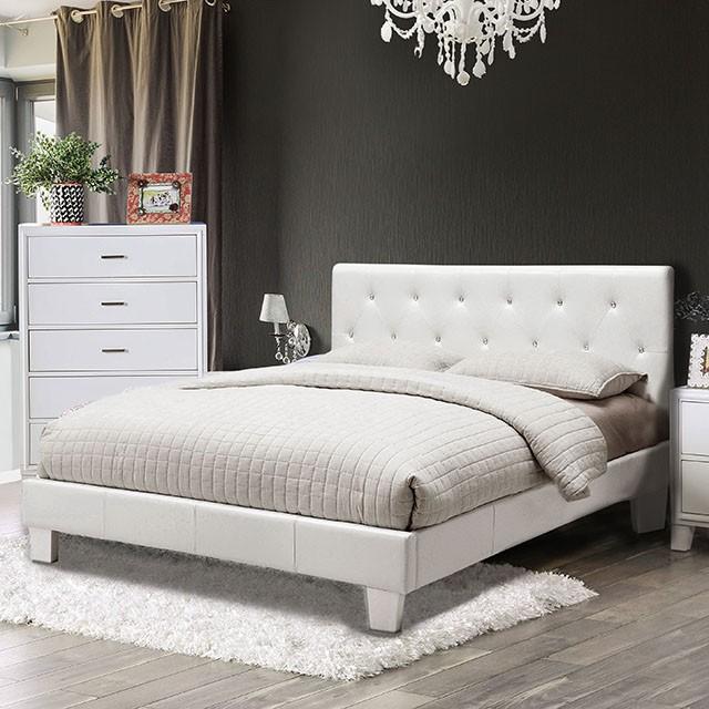 Velen Black Cal.King, E.King, Full, & Twin Bed Black & White - Marjories Furniture (Las Vegas, NV)