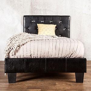 Velen Black Cal.King, E.King, Full, & Twin Bed Black & White - Marjories Furniture (Las Vegas, NV)