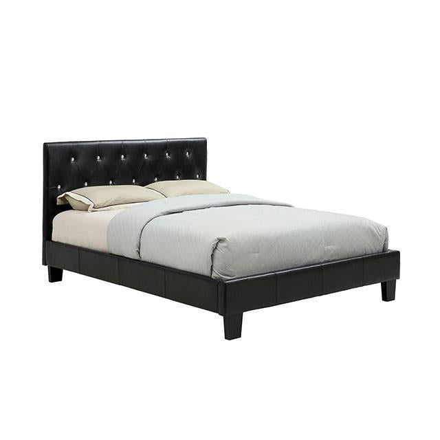 Velen Black Cal.King, E.King, Full, & Twin Bed Black & White - Marjories Furniture (Las Vegas, NV)