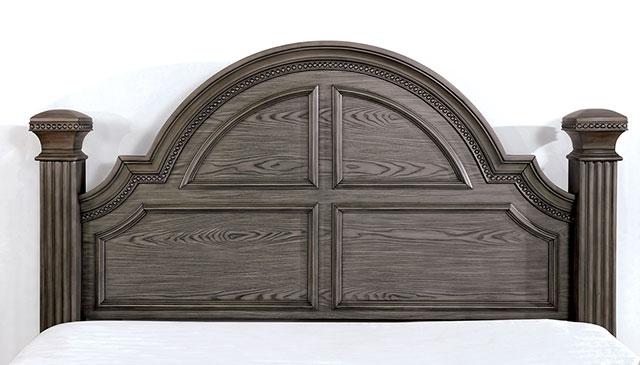 Pamphilos 4 & 5 Piece Queen Bedroom Set Gray & White - Marjories Furniture (Las Vegas, NV)