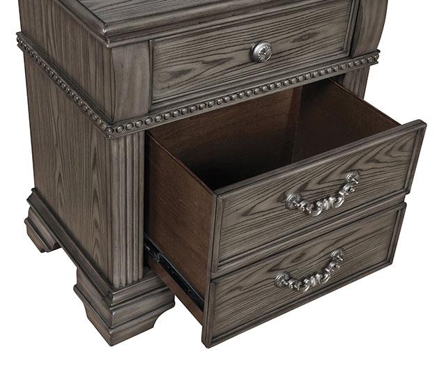 Pamphilos 4 & 5 Piece Queen Bedroom Set Gray & White - Marjories Furniture (Las Vegas, NV)