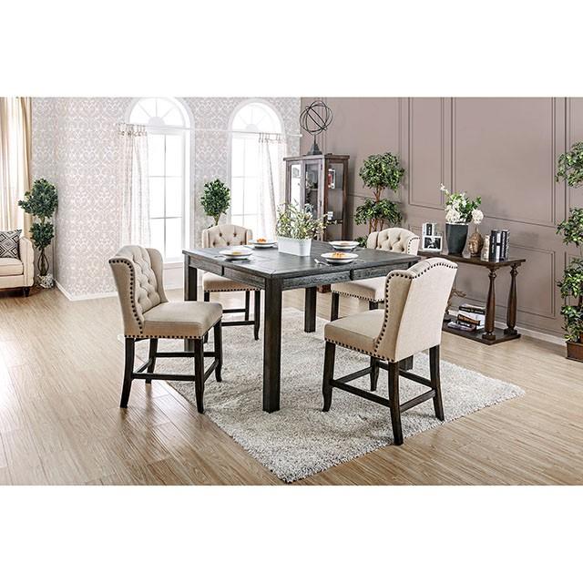 SANIA Counter Ht. Wingback Chair (2/CTN) - Marjories Furniture (Las Vegas, NV)