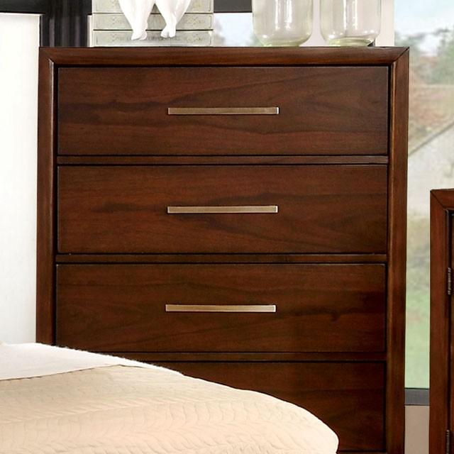 SNYDER Brown Cherry Chest - Marjories Furniture (Las Vegas, NV)